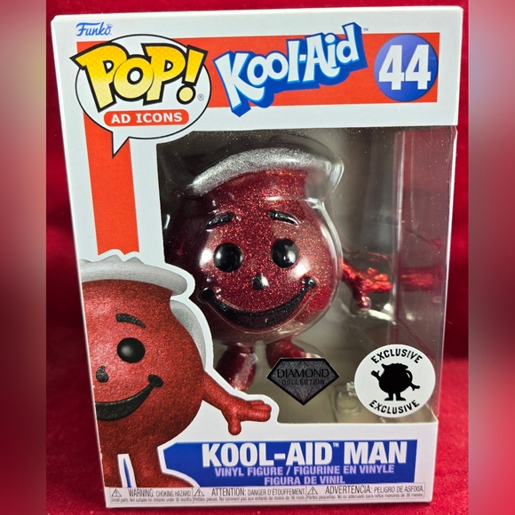 KOOL-AID MAN Diamond Exclusive Funko # 44 (Nib) With Pop Protector - Picture 2 of 7